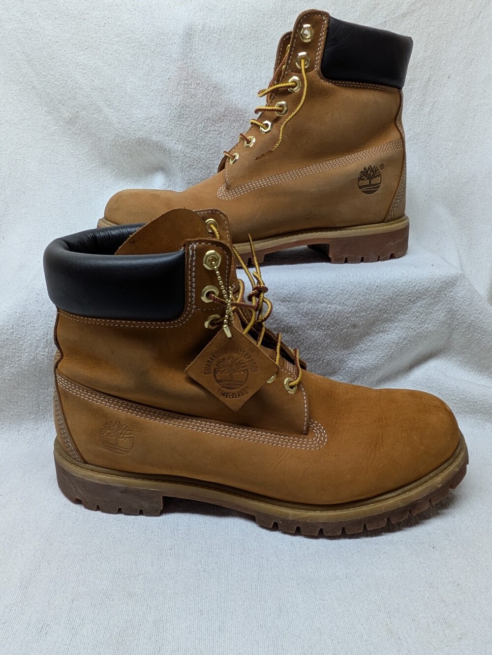 Men's Timberland Premium 6 Inch Waterproof Boot, Size 10.5, Wheat